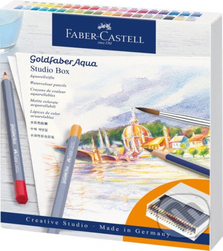 Pastelky Goldfaber Aqua set studio box