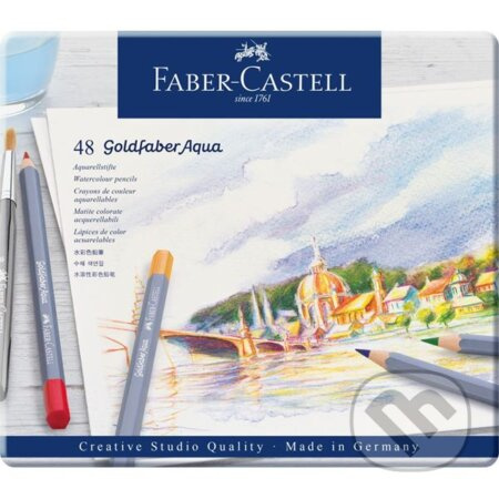 Pastelky Faber Castell Goldfaber Aqua plech. krabička 48ks Faber-Castell