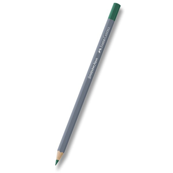 Akvarelové pastelky Faber-Castell Goldfaber Aqua 163, emerald green