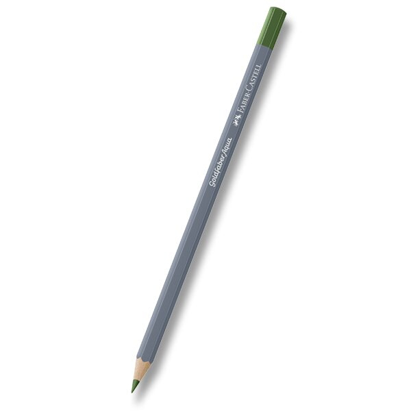 Akvarelové pastelky Faber-Castell Goldfaber Aqua 167, permanent green olive