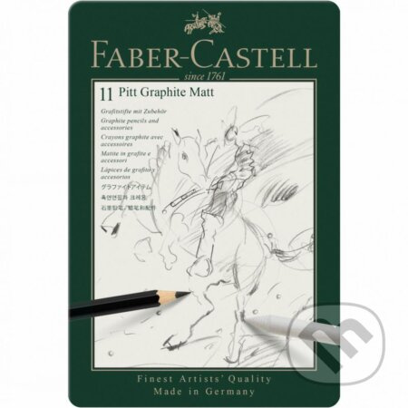 Grafitová tužka Pitt Graphite Matt souprava 11ks Faber-Castell