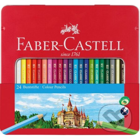 Pastelky Faber Castell šestihranné dárkový box 24ks Faber-Castell