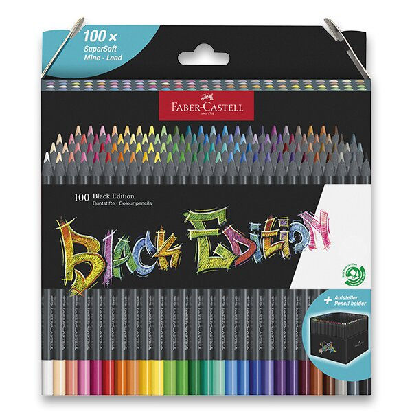 Pastelky Faber-Castell Black Edition 100 barev Faber-Castell