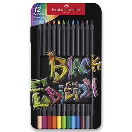 Pastelky Faber-Castell Black Edition 12 barev Faber-Castell