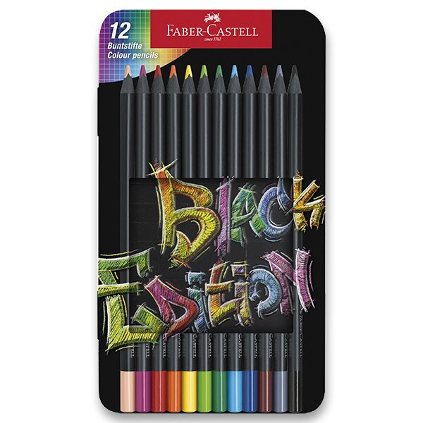 Pastelky Faber-Castell Black Edition 12 barev Faber-Castell