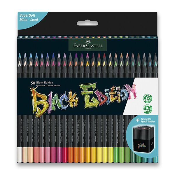 Pastelky Faber-Castell Black Edition 50 barev Faber-Castell