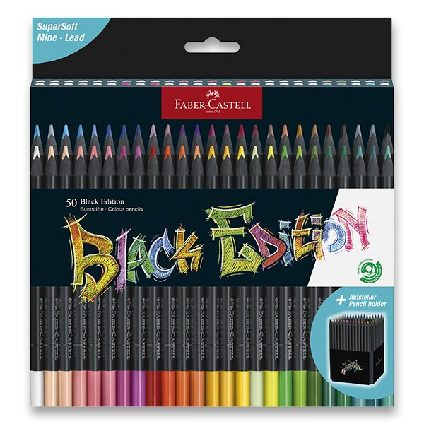 Pastelky Faber-Castell Black Edition 50 barev Faber-Castell