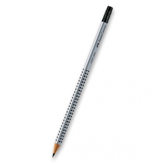 Grafitová tužka Faber Castell Grip 2001 s pryží B Faber-Castell