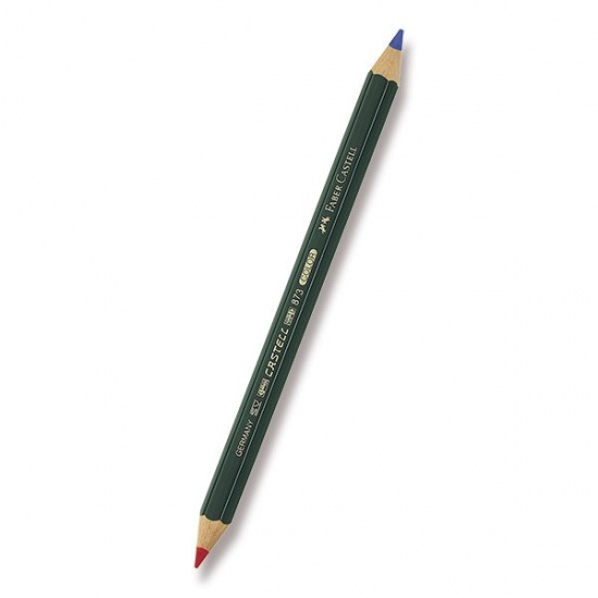 Pastelka Faber Castell Castell 873 červená/modrá Faber-Castell