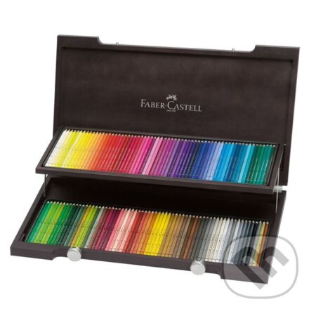 Akvarelové pastelky Faber-Castell Albrecht Dürer 117513 dřevěná kazeta, 120 ks