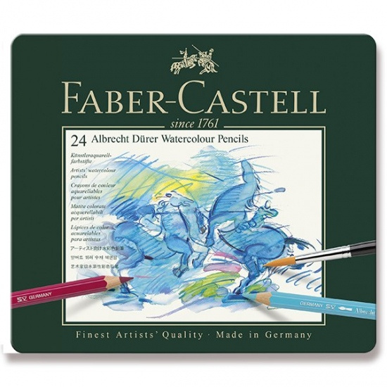 Pastelky Faber Castell Albrecht Dürer plech.krabička 24 ks Faber-Castell