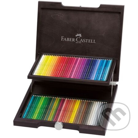 Akvarelové pastelky Faber-Castell Albrecht Dürer dřevěná kazeta, 72 barev