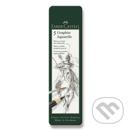 Grafitové tužka Faber Castell Aquarelle plech. krabička 5ks Faber-Castell
