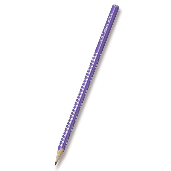 Grafitová tužka Faber-Castell Sparkle - perleťové odstíny - perleťově fialová