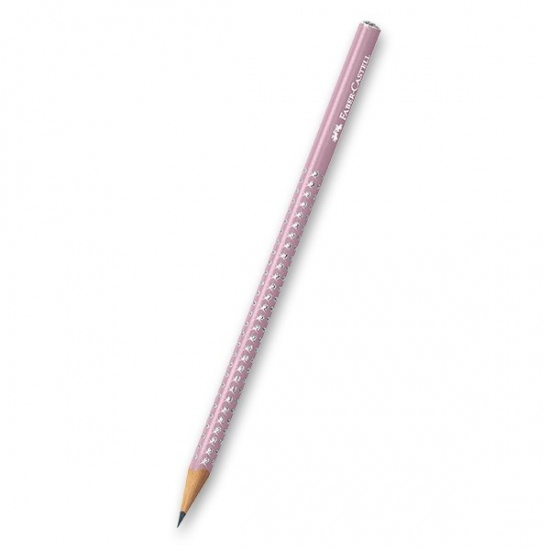 Tužka Sparkle perleťově růžová Faber-Castell
