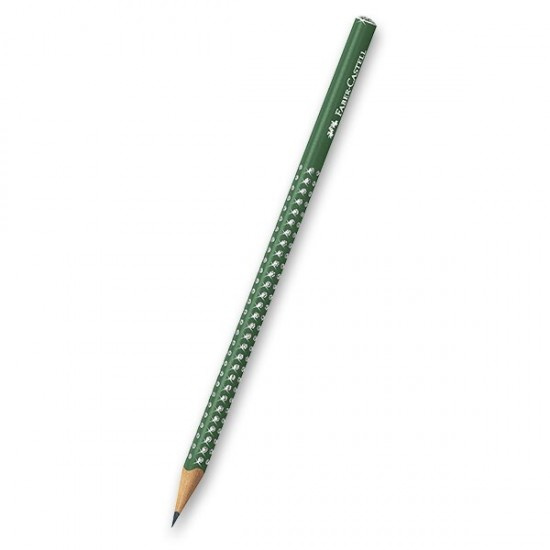 Grafitová tužka Faber-Castell Sparkle - perleťové odstíny - zelená