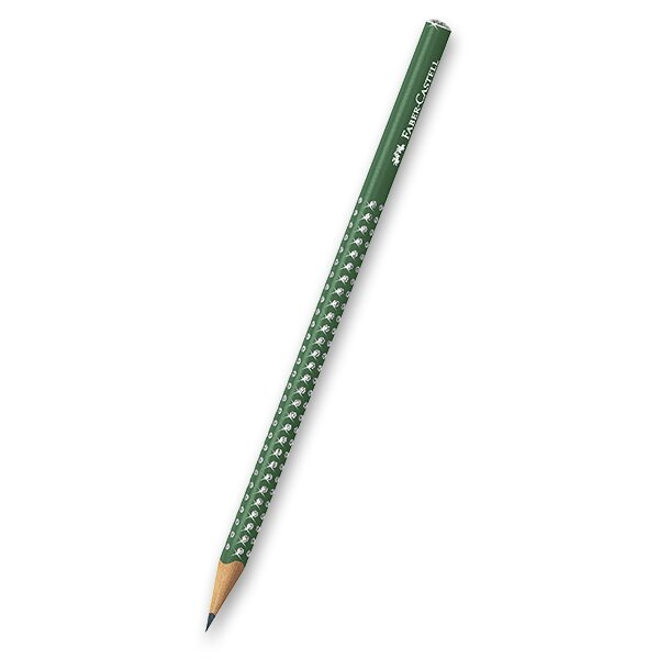 Grafitová tužka Faber-Castell Sparkle - perleťové odstíny - zelená