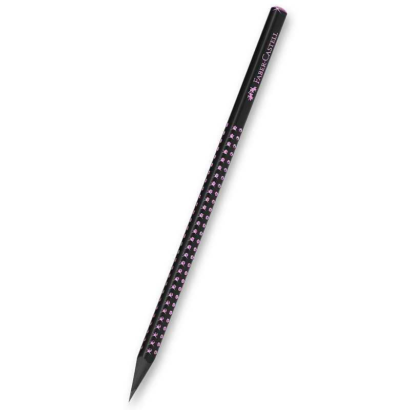 Grafitová tužka Faber-Castell Sparkle Midnight Rose tvrdost B Faber-Castell