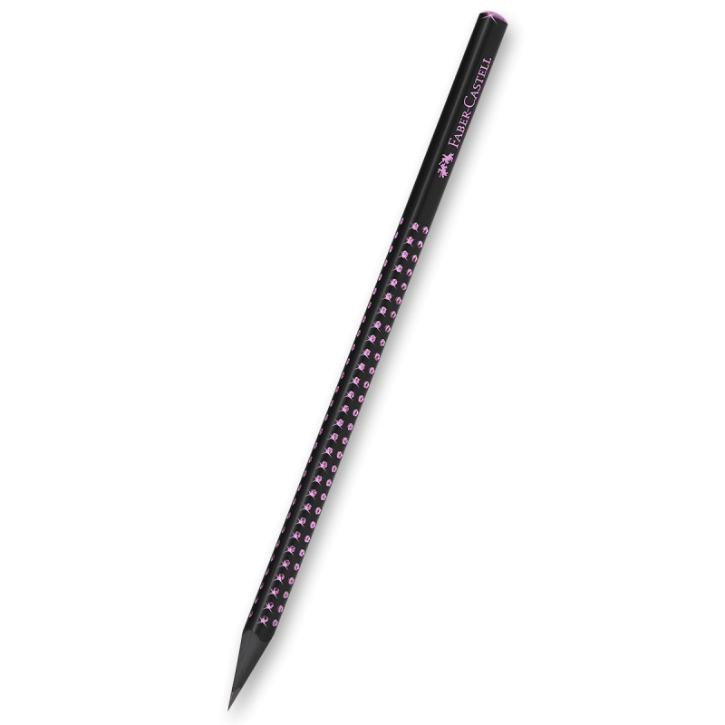 Grafitová tužka Faber-Castell Sparkle Midnight Rose tvrdost B Faber-Castell