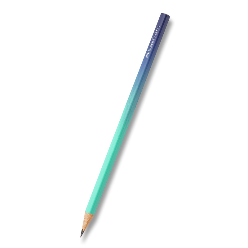 Faber-Castell Flow Edition - grafitová tužka - tvrdost B,  buzzing blue