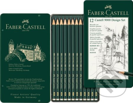 Grafitová tužka Faber Castell Castell 9000 Design plech 12ks Faber-Castell