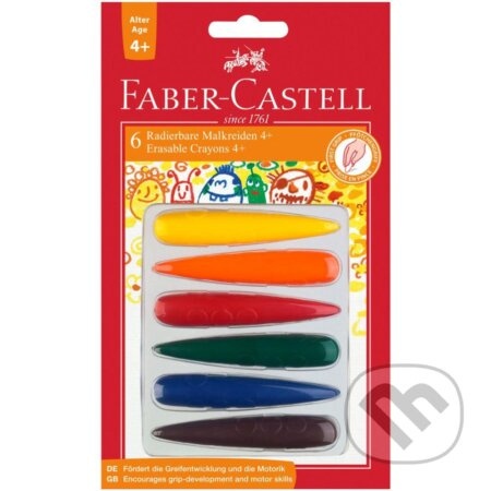 Plastové pastelky do dlaně Faber Castell 4+ 6ks BL Faber-Castell