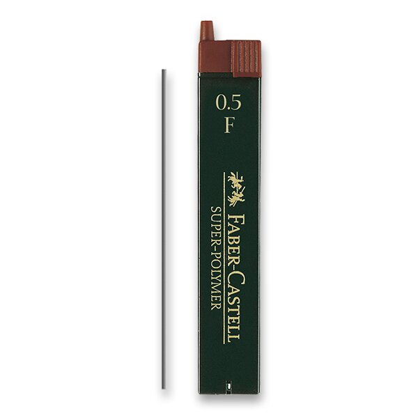 Tuhy Faber-Castell Super-polymer, 0,5 mm tvrdost F