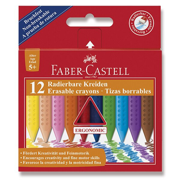 Faber-Castell Plastové pastelky 12ks