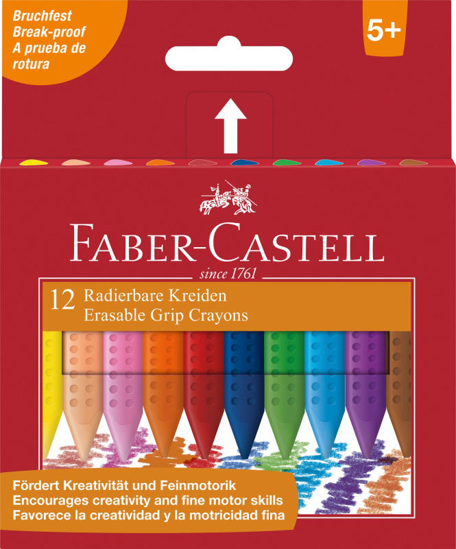 Faber-Castell Plastové pastelky 12ks