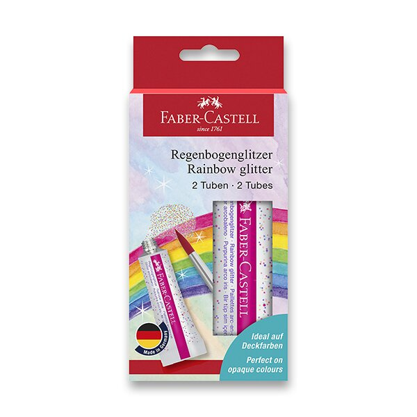 Třpytky Faber-Castell Rainbow 12 ml, 2 ks Faber-Castell