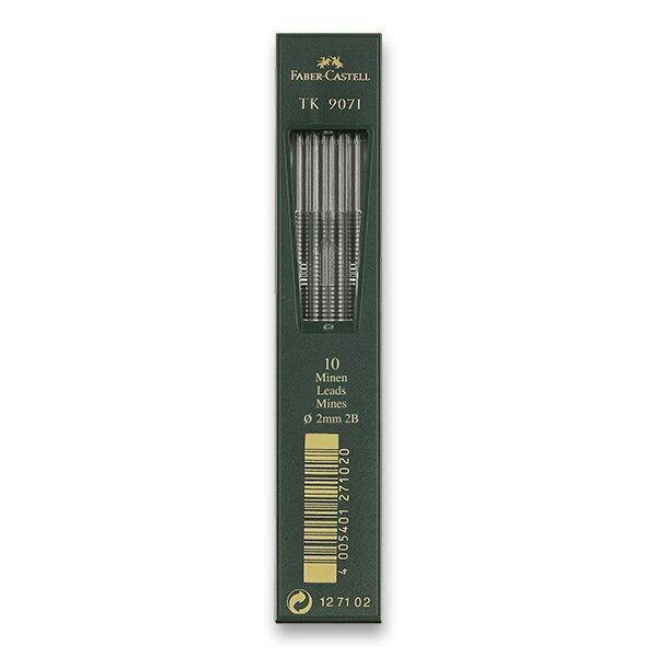 Grafitové tuhy Faber-Castell TK 9071, 2 mm tvrdost 2B
