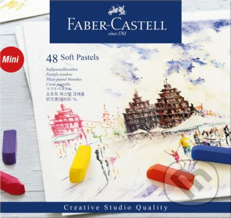 Suché křídy Faber Castell Mini pap.krabička 48ks Faber-Castell