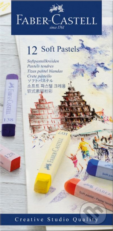 Suché křídy Faber Castell pap.krabička 12ks Faber-Castell