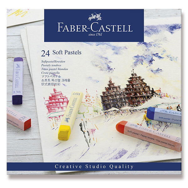 Suché křídy Faber Castell pap.krabička 24ks Faber-Castell