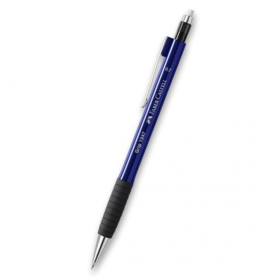 Mechanická tužka Faber-Castell Grip 1347 0,7 mm, výběr barev tm. modrá Faber-Castell