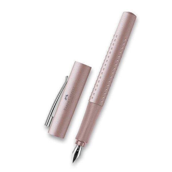 Faber-Castell Grip 2011 Pale Rose plnicí pero hrot F Faber-Castell