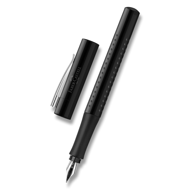 Plnicí pero Faber-Castell Grip 2010 Harmony hrot B, černá Faber-Castell