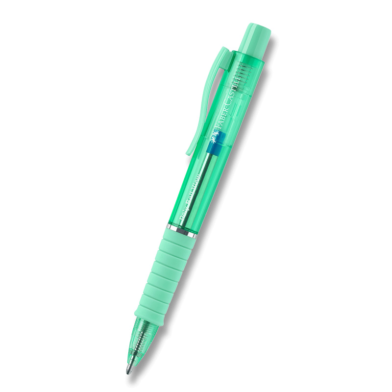 Kuličkové pero Faber-Castell Poly Ball View Aurora Jelly Mint Faber-Castell