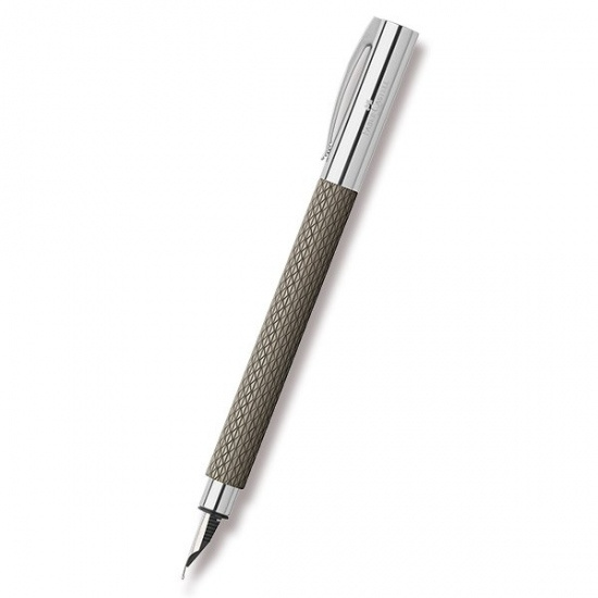 Plnicí pero Faber Castell Ambition OpArt M tmavě hnědá Faber-Castell