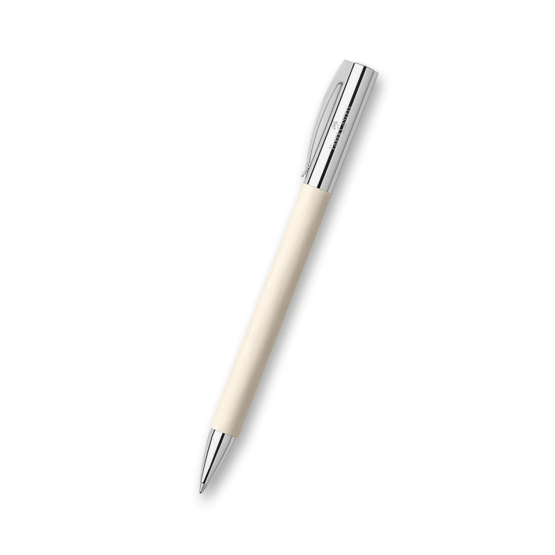 Kuličkové pero Faber-Castell Ambition Precious Resin Cinematic White