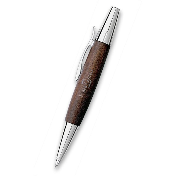 Kuličkové pero Faber-Castell e-motion Wood Dark Brown