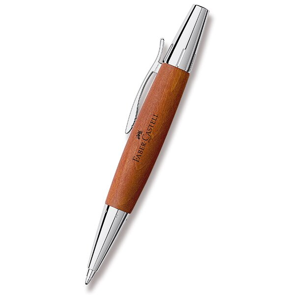 Kuličkové pero Faber-Castell e-motion Wood Reddish Brown