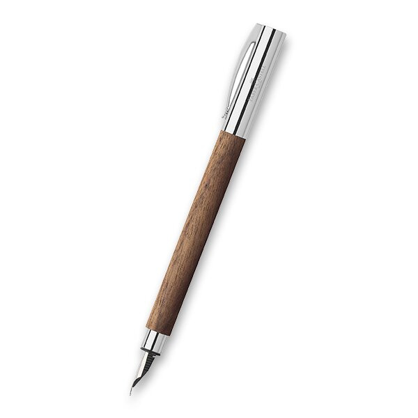 Plnicí pero Faber-Castell Ambition Walnut Wood hrot M