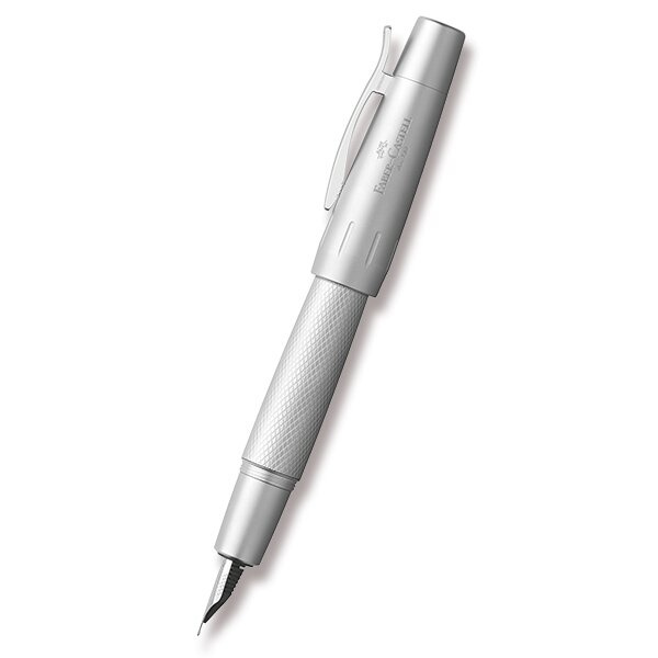 Plnicí pero Faber-Castell e-motion Pure Silver hrot M