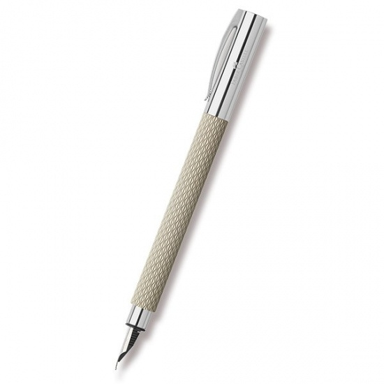 Plnicí pero Faber Castell Ambition OpArt M bílá Faber-Castell