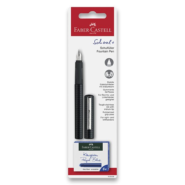 Bombičkové pero Faber Castell modré + 6 bombiček BL Faber-Castell