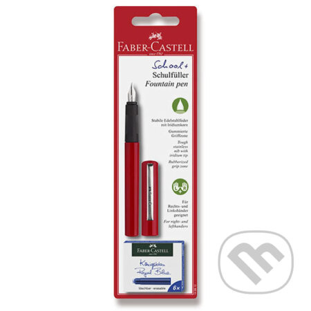 Bombičkové pero Faber Castell červené + 6 bombiček BL Faber-Castell
