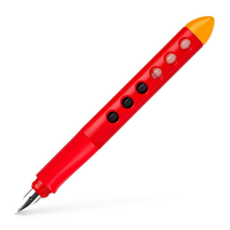 Bombičkové pero Faber- Castell Scribolino pro leváky, výběr barev červená Faber-Castell