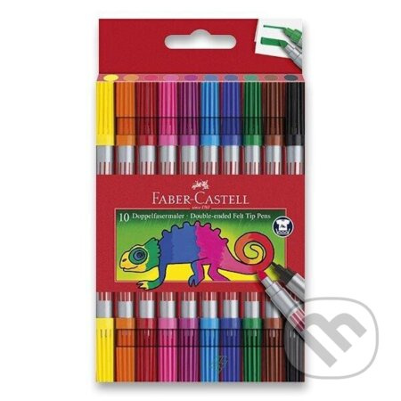 Oboustrané fixy Faber-Castell 10 ks Faber-Castell