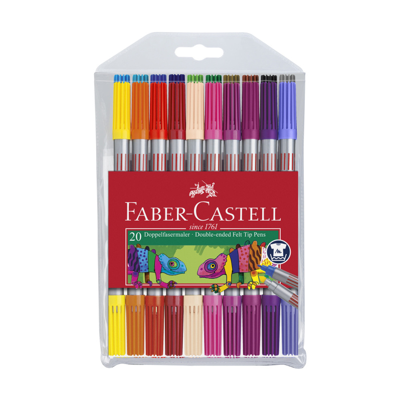 Fixy Faber Castell oboustranné 20ks Faber-Castell